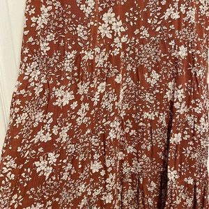 Abercrombie and Fitch tiered maxi skirt.